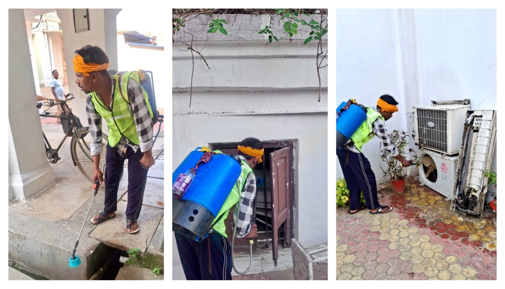 Patna Municipal Corporation Launches Anti-Dengue Drive: Larvicide Sprayed on Rooftops, Gutters and Water Pots