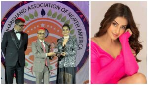 Bhojpuri Star Akshara Singh Honoured in the US with Appreciation Award by BJANA