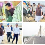 Bihar Road Construction Minister Nitin Nabin Inspects Progress On Kachchi Dargah- Bidupur Six Lane Bridge
