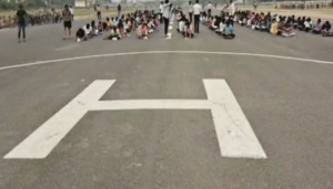 Runway Exams in Bihar: Students Sit Police Recruitment Test on Airstrip
