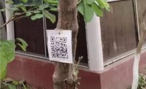 herbal plant info on QR code