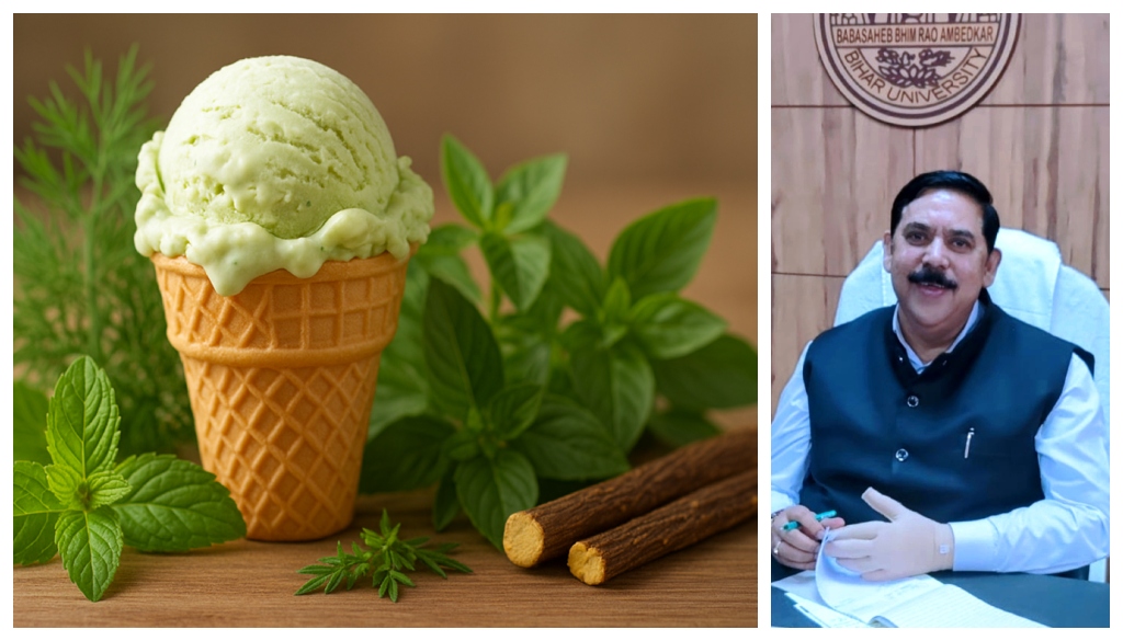 BRA Bihar University Researchers Develop Herbal Ice Cream That Blends Taste With Wellness