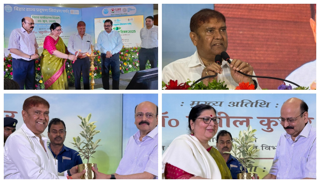 Environment Minister Unveils 17% Green Cover Target by 2028 at BSPCB World Environment Day Event