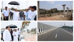 CM Nitish Reviews Progress of Mithapur–Mahuli Elevated Road, Promises Relief from Patna Traffic Woes