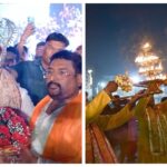 Chirag Paswan Attends Ganga Aarti In Patna’s Bakhtiyarpur Amid Enthusiastic Crowd