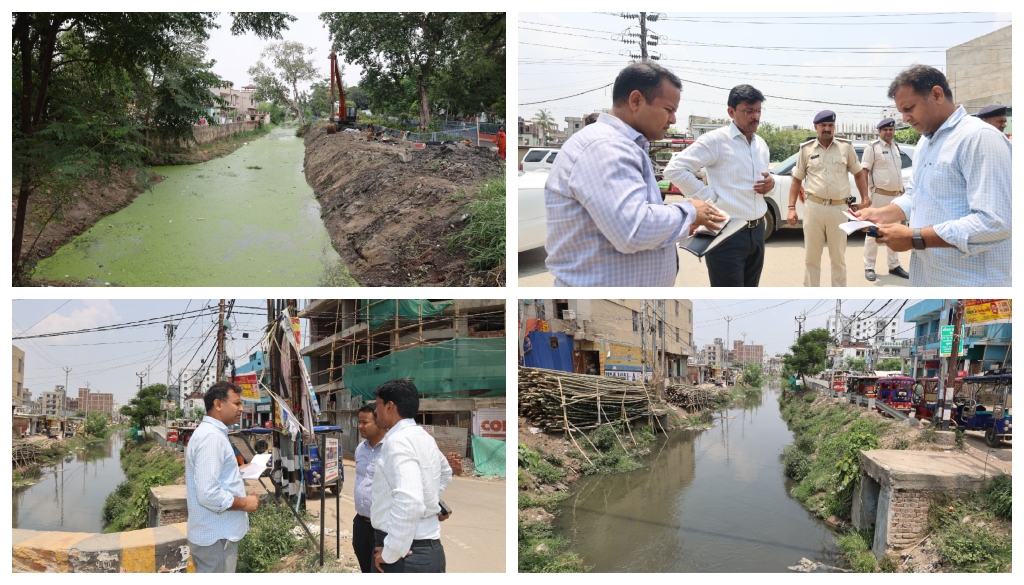 Patna DM Reviews Serpentine, Rajiv Nagar and Anandpuri Nala Projects, Orders Fast-Track Execution Ahead of Monsoon