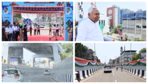 Bihar CM Nitish Kumar Inaugurates Patna’s First Double-Decker Flyover to Ease Ashok Rajpath Congestion