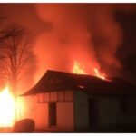Fire in Muzaffarpur’s Paru village Destroys Two Houses After Short Circuit
