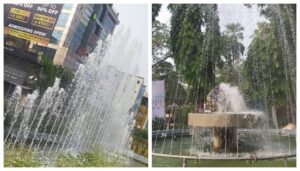 Fountains with Colourful Lights Ease Heat and Pollution at 15 Key Patna Intersections