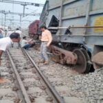 Goods Train Derails at Muzaffarpur; Railway Worker Narrowly Escapes