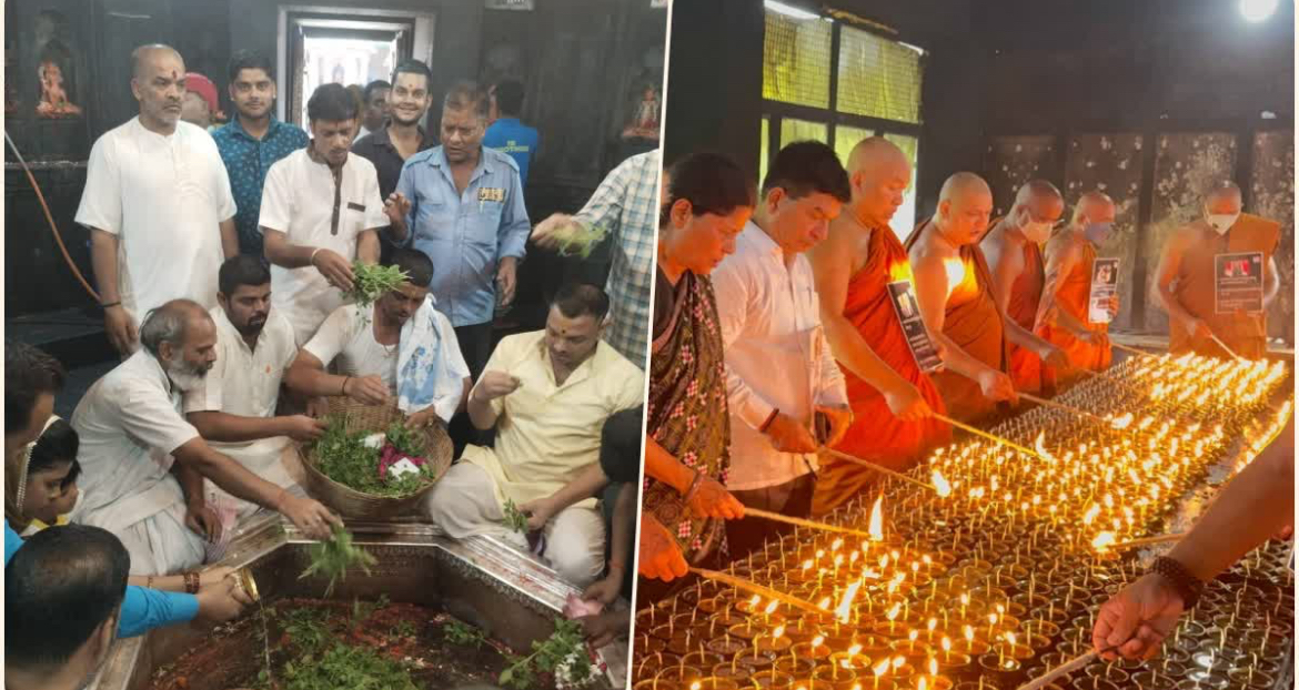 Tulsi Archana, Prayers Held in Bihar Temples for the Victims — Ahmedabad Plane Crash
