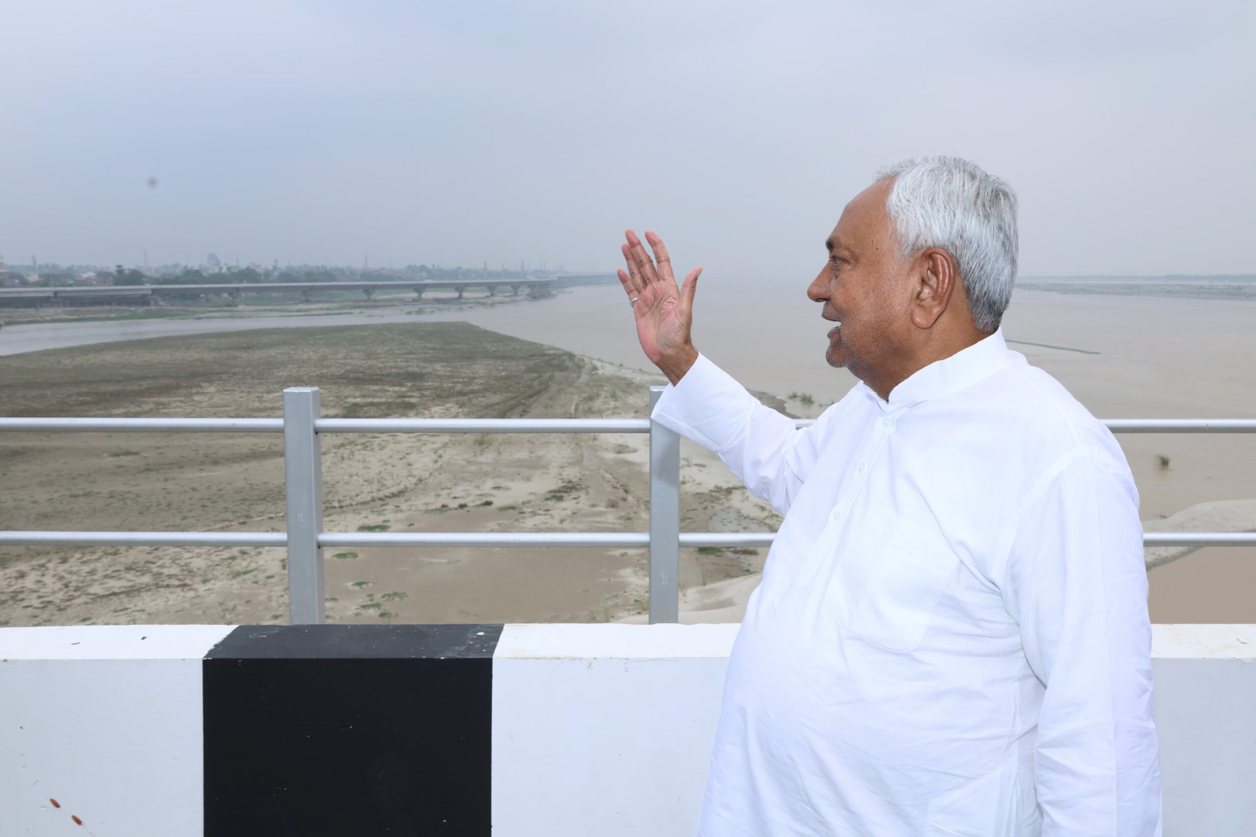 Bihar CM Nitish Kumar Inaugurates Kacchi Dargah–Bidupur Bridge in Patna, India’s Longest Cable-Stayed Structure