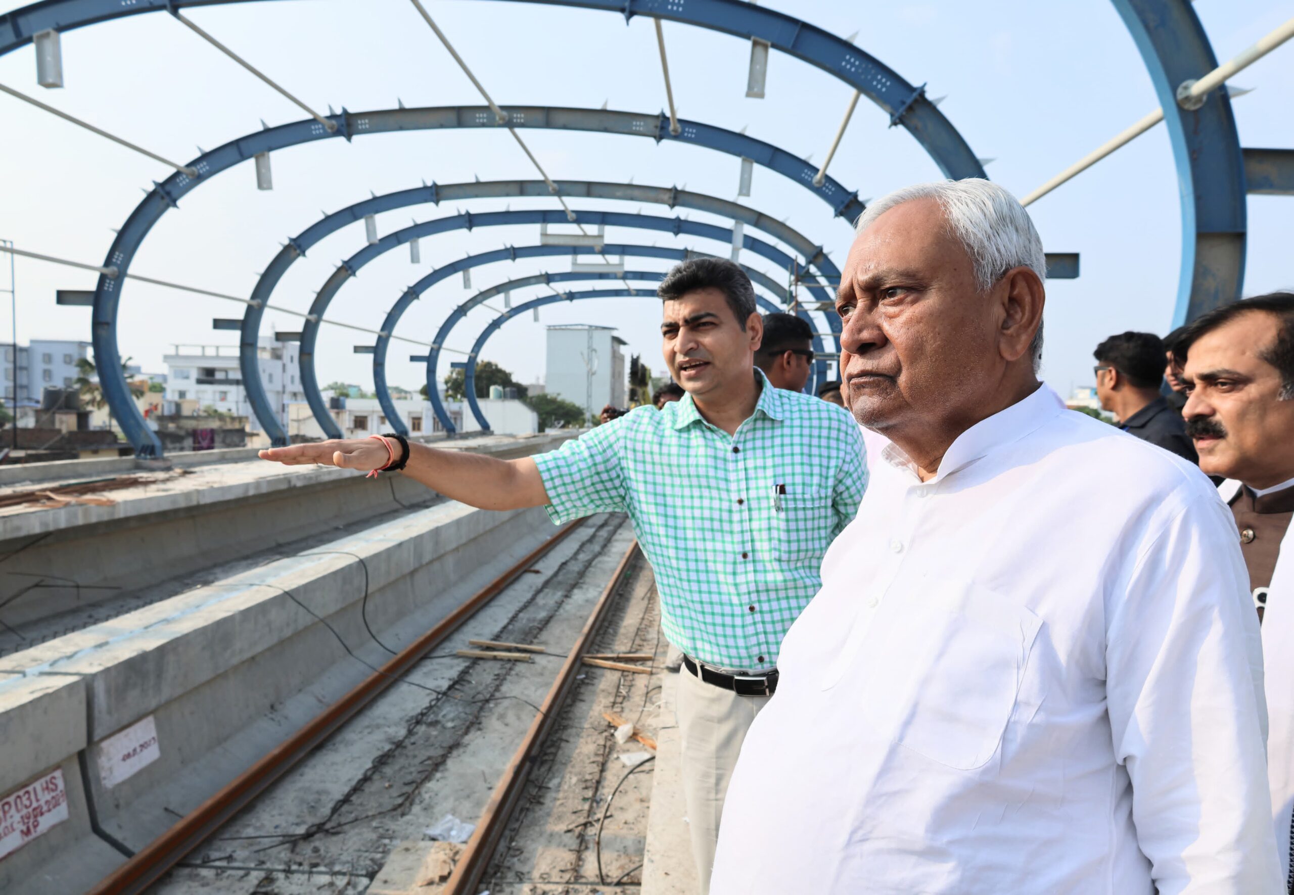 Bihar CM Nitish Kumar Reviews Patna Metro Progress, Calls for Timely Completion by August 15