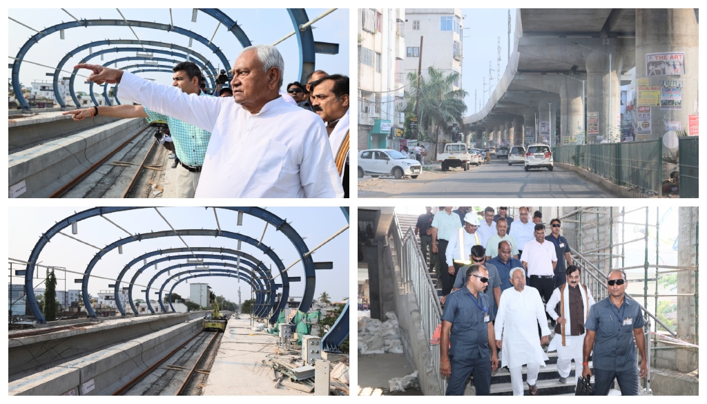 Bihar CM Nitish Kumar Reviews Patna Metro Progress, Calls for Timely Completion by August 15