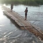 Chachari Bridge Washed Away as Floods Cut Off Bihar Villages