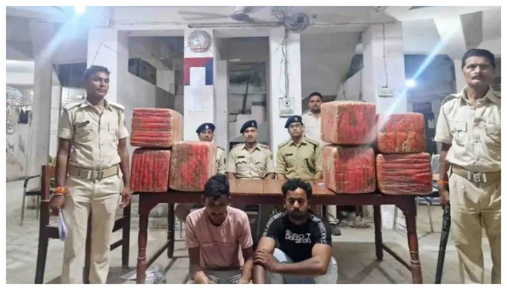 124kg of Ganja Seized in Bihar: Police Bust Cross-Border Smuggling Route from Nepal