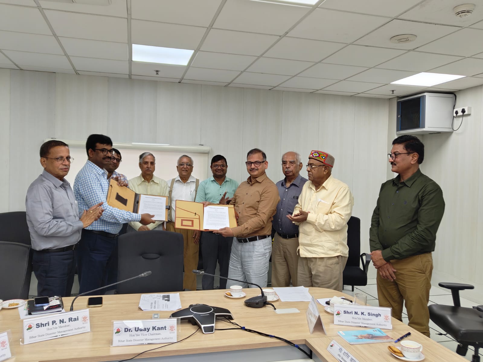 Bihar State Disaster Management Authority (BSDMA) signs MoU