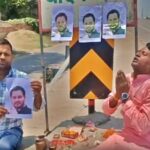 RJD Leader Performs Roadside Ritual in Bihar, Hailing Tejashwi Prasad Yadav as a ‘God’ After Convoy Accident