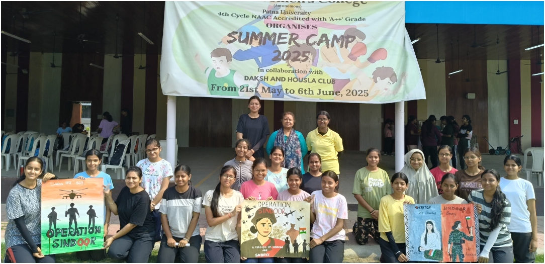 Camaraderie, Cricket and Creativity Mark Day 14 of Patna Women’s College Summer Camp