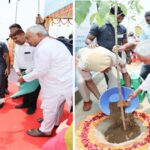 Bihar CM Nitish Kumar Plants Trees Along Patna’s Ganga Path to Mark World Environment Day