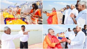 Nitish Kumar Inaugurates Revival of Ganga Stream and Seedhi Ghat Redevelopment in Patna