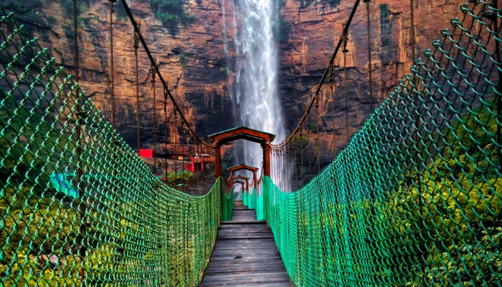 Torrential Rainfall Halts Tourism in Bihar as Authorities Ban Visits to Popular Waterfalls