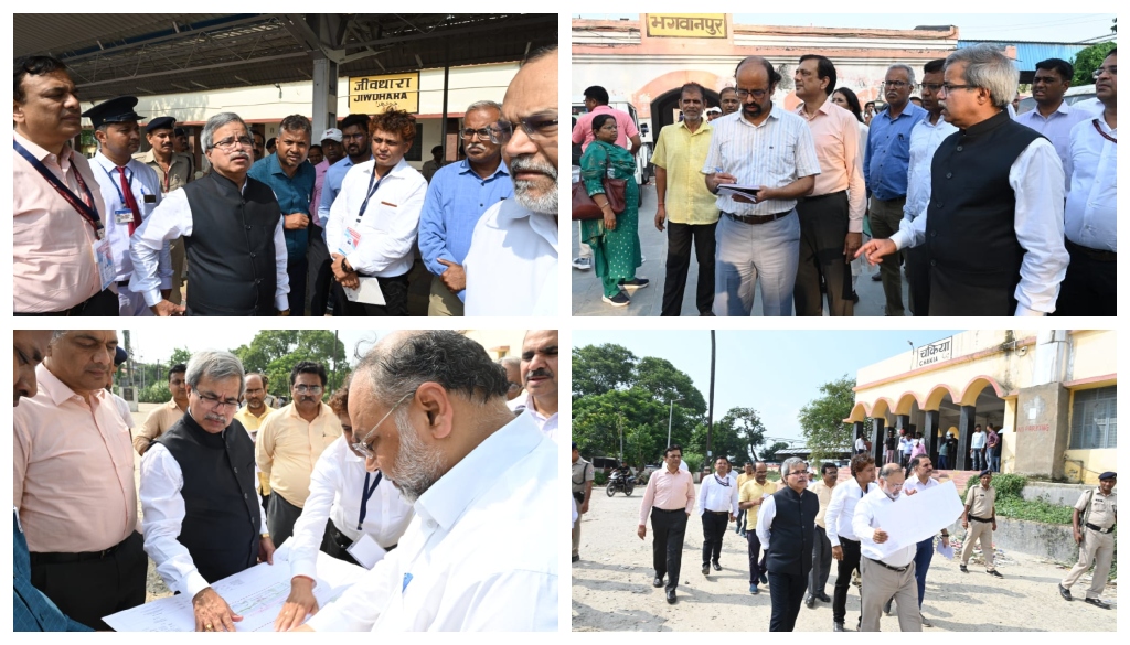 Railway Board Chairman and CEO Satish Kumar Inspects Jeevdhara-Patliputra Section, Reviews Station Redevelopment
