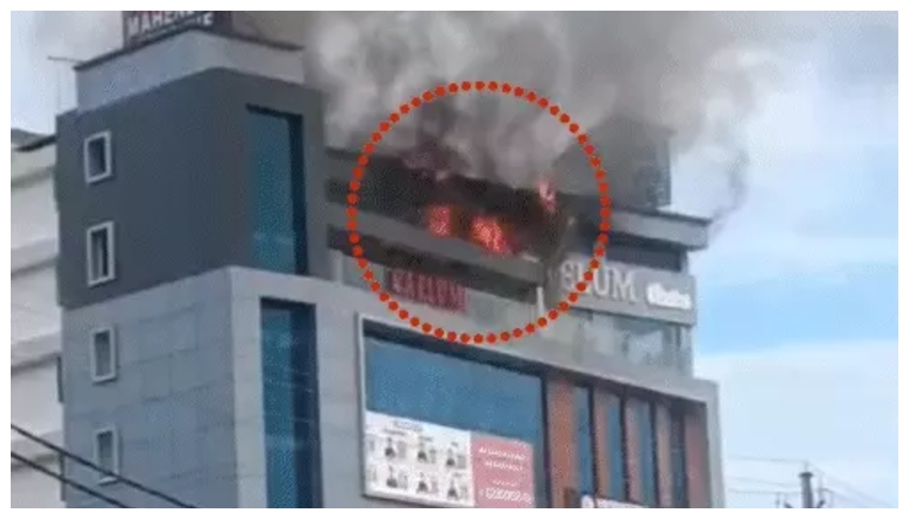 Fire at Patna Restaurant Sparks Chaos as Police Officers Attacked During Rescue