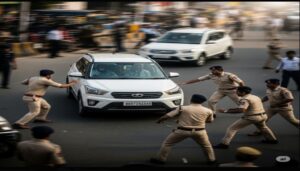 Two Arrested After Alleged Attempt to Ram Policemen in Patna