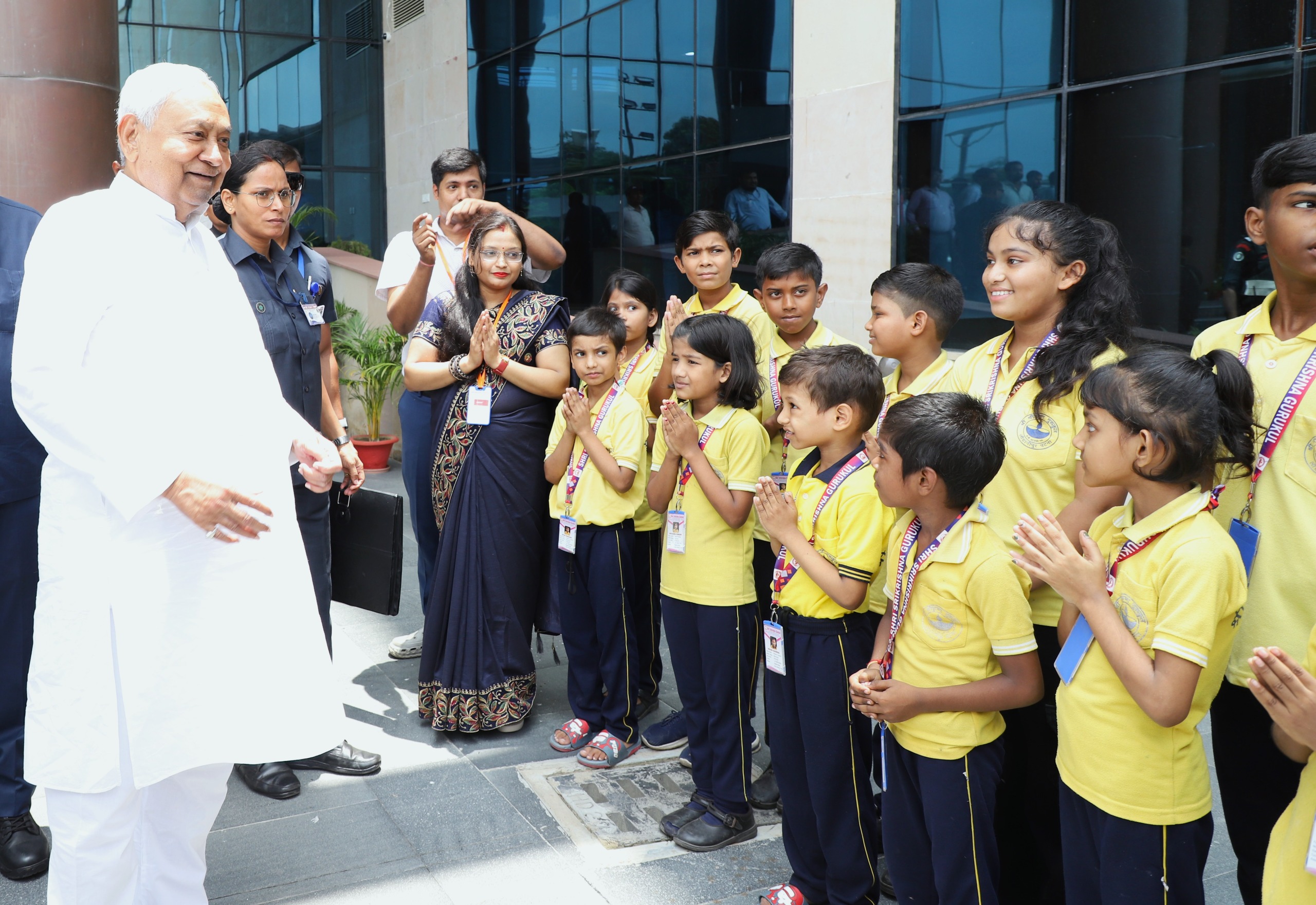 CM Nitish Kumar Inaugurates New Administrative Office at Bapu Tower in Patna