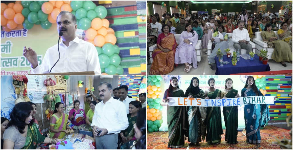 IPS Vikas Vaibhav Leads Grand Celebration of Women’s Talent at Gargi Sawan Mahotsav in Patna