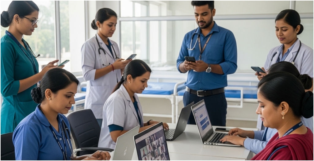 Health Workers in Bhagalpur to Mark Attendance on Video Calls