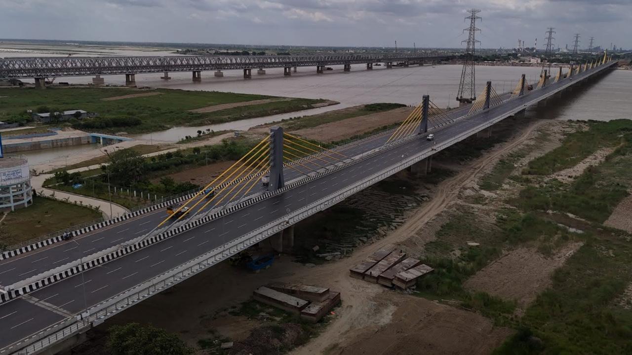 Bihar RCD Minister Nitin Nabin Inspects Asia’s Widest Six-Lane Ganga Bridge Ahead of PM Modi Inauguration