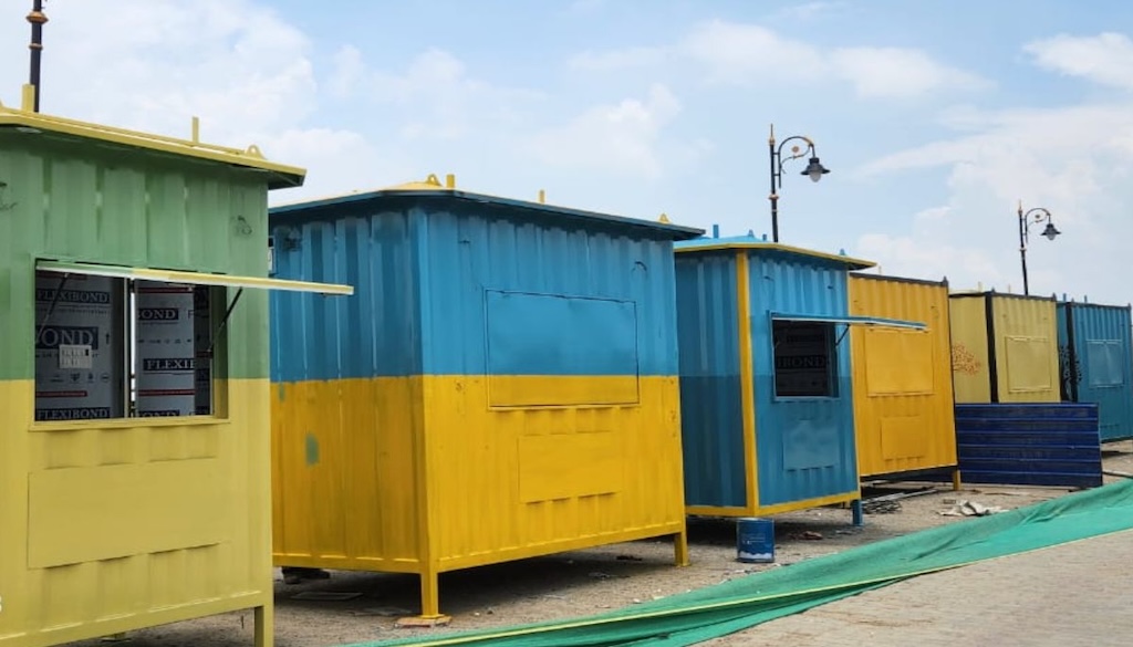 500 Prefabricated Shops Take Shape on JP Ganga Path in Patna as Illegal Stalls Are Cleared