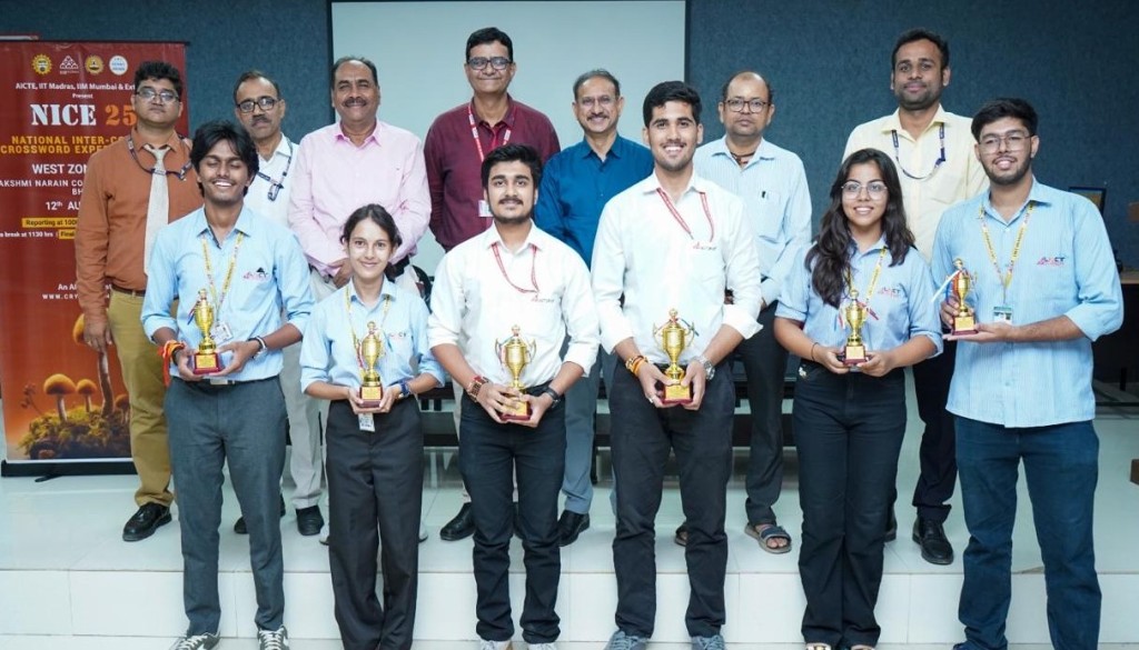 LNCT Bhopal Hosts West Zonal Round of National Inter-College Crossword Contest