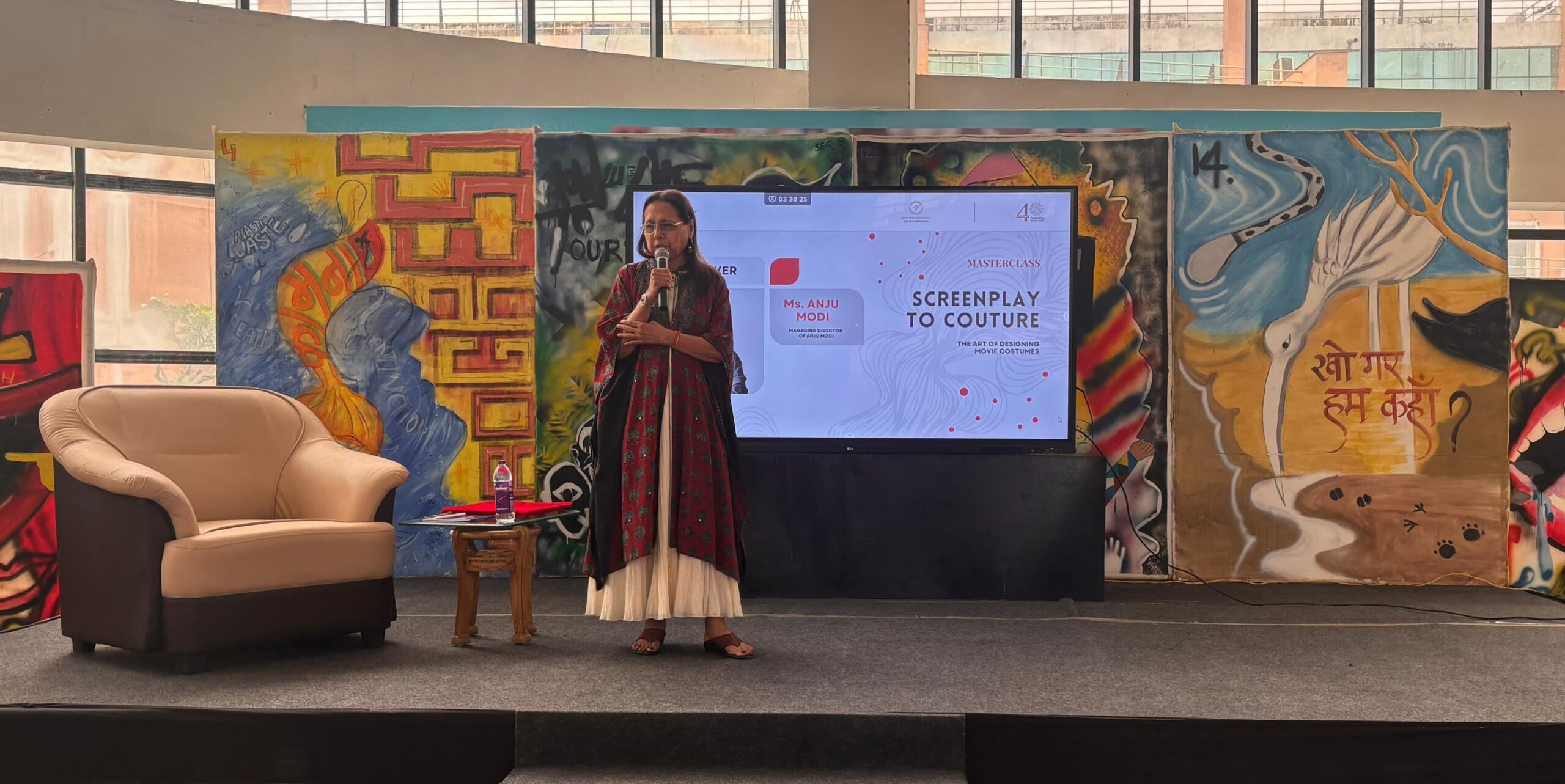 Anju Modi Inspires NIFT Patna Students, Discusses Handloom's Future