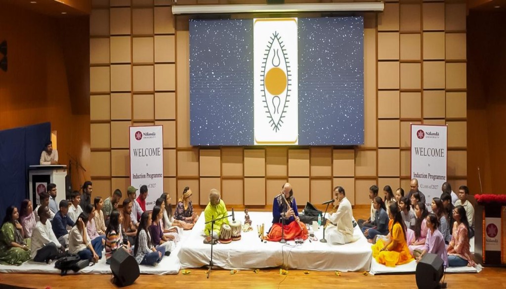 Nalanda University Welcomes New Cohort with Soulful Flute Recital by Pt. Ronu Majumdar