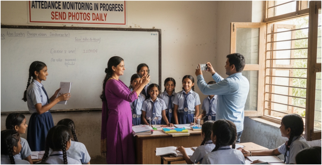 Bihar Education Department Ordered to Send Photos of Teachers and Activities to Stop Absenteeism