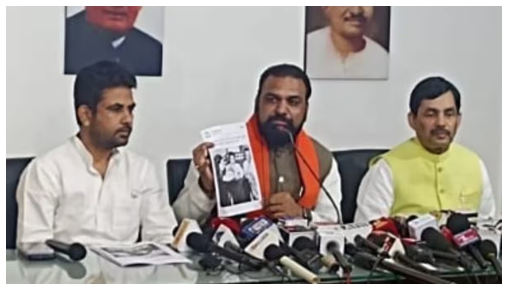 Samrat Choudhary Mocks Congress with 1991 Photo, Calls Vote Yatra a ‘Drama’