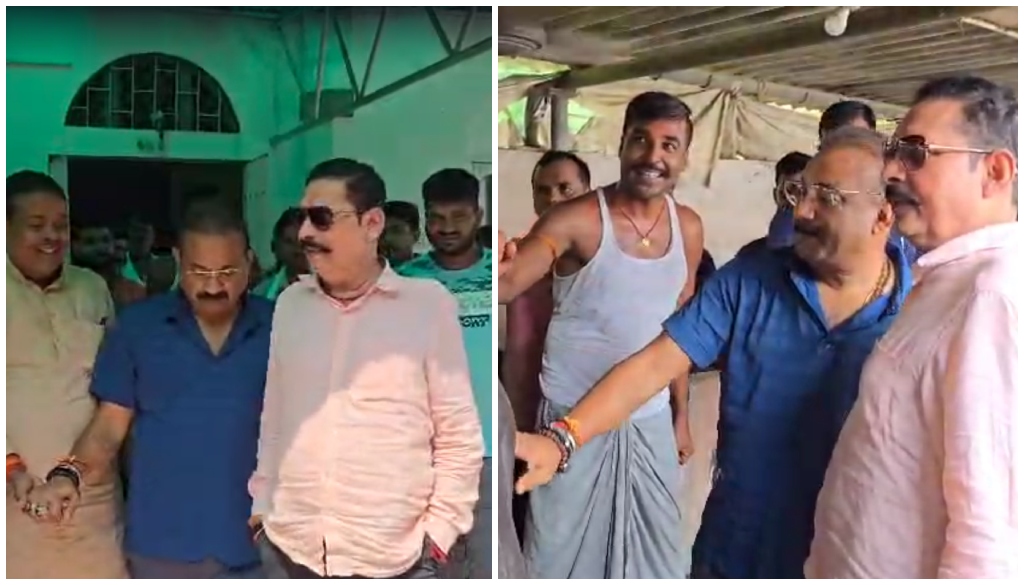 Minister Ashok Chaudhary Visits Bahubali Leader Anant Singh Amid Assembly Election Talks