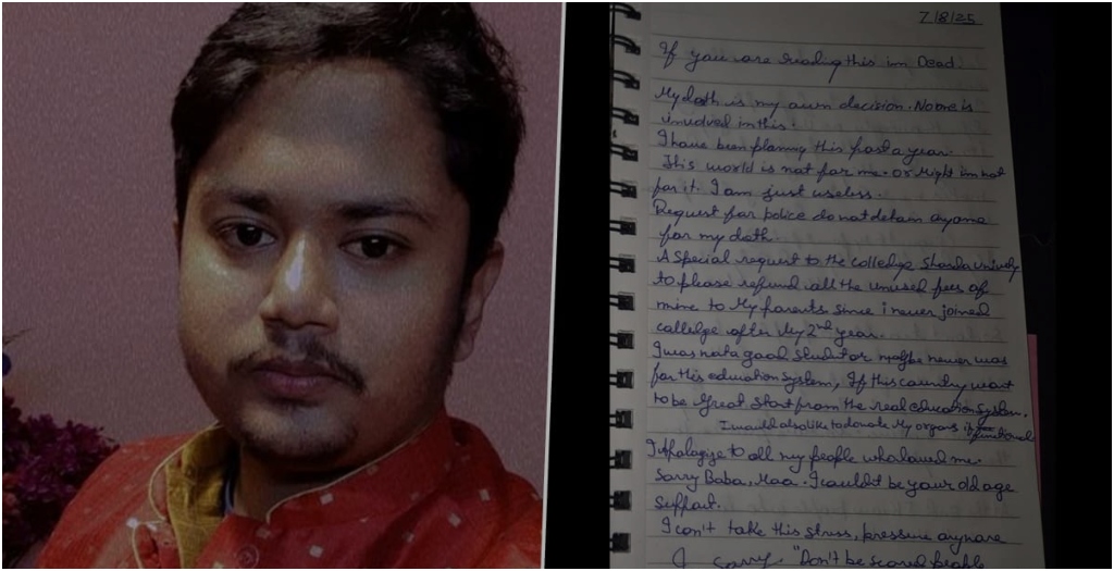 “If I had known, I would Not Have Let Him Die”: Father’s Grief After Sharda University Student Suicide