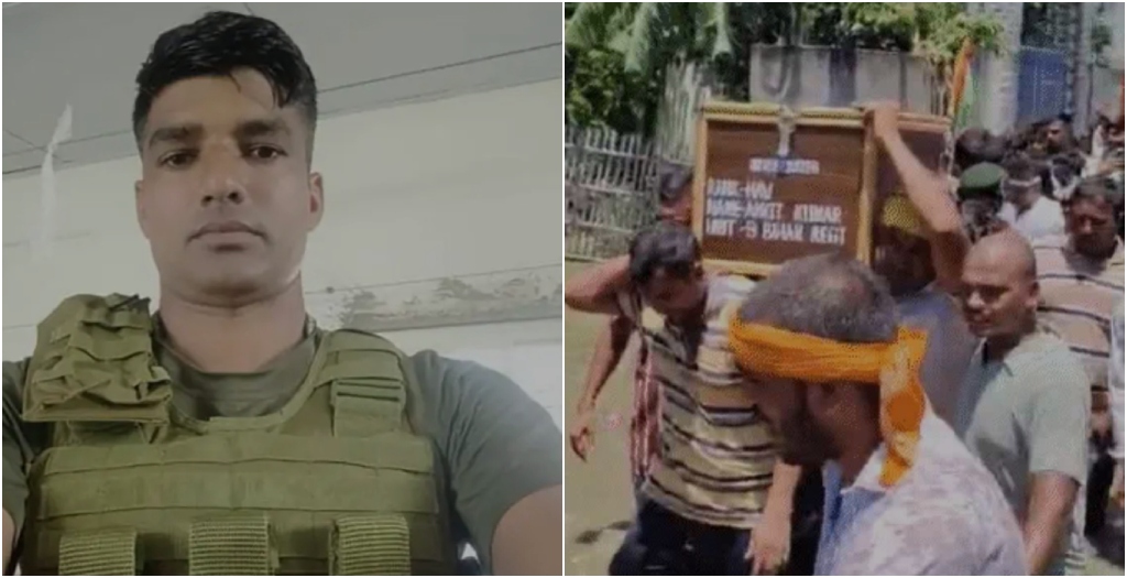 Flooded Village Bids Farewell to Martyred Soldier