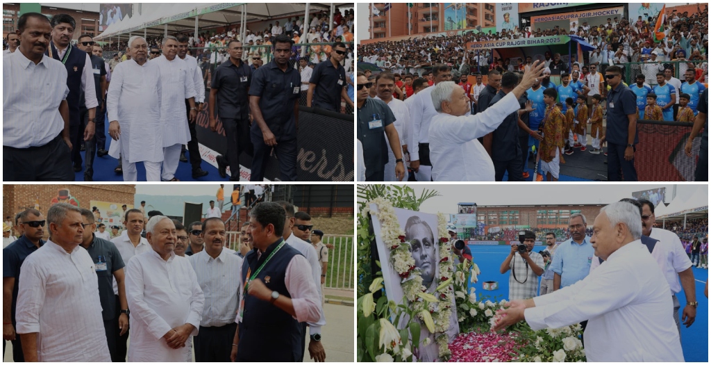 CM Nitish Kumar Inaugurates Hero Asia Hockey Cup 2025 in Nalanda 