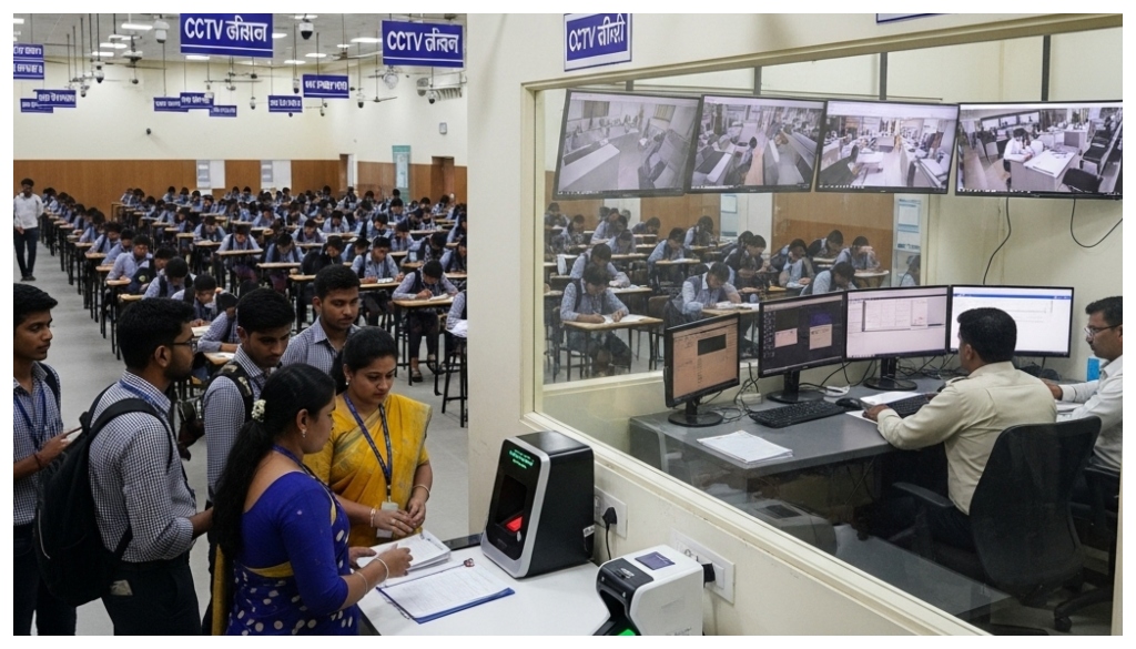 Model Exam Centres in Bihar Boost Transparency with CCTV, Biometrics and Secure Control Rooms