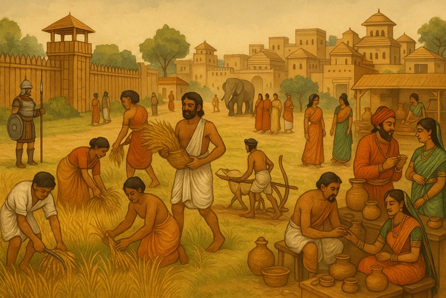 life in chandragupta maurya reign