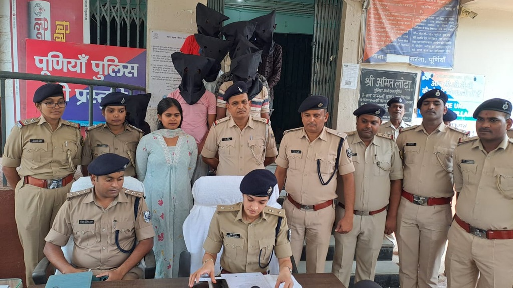 purnia police bust sex racket