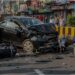 Speeding Car Crashes into Motorcycles on Patna’s Atal Path, Four Injured Including Two Children