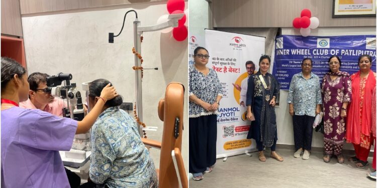 Akhand Jyoti Eye Hospital Hosts AI-Based Eye Screening Camp for Inner Wheel Patliputra Members