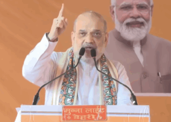 Amit Shah Rallies NDA Workers in Shahabad, Calls for Two-Thirds Majority in Bihar