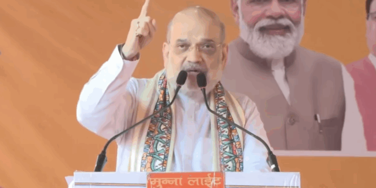 Amit Shah Rallies NDA Workers in Shahabad, Calls for Two-Thirds Majority in Bihar